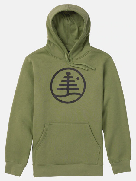 Burton Family Tree Pullover Forest Moss