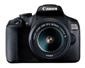 Canon EOS 2000D + EF-S 18-55mm III čierna / Digitálna zrkadlovka / 24 MPix / CMOS / 3 "LCD / Wi-Fi (2728C002)