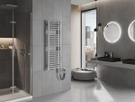 MEXEN/S - Hades radiátor + vykurovacia tyč 1200 x 400 mm, 600 W, chróm W104-1200-400-2600-01