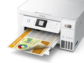 Epson EcoTank ET-2856 biela / Atramentová multifunkcia / A4 / 33 ppm / 5760x1440dpi / tlač skenovanie kop. / USB Wi-Fi (C11CJ63406)