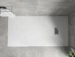 MEXEN/S - Hugo sprchová vanička SMC 180x90, biela, krytka nerez 42109018-X