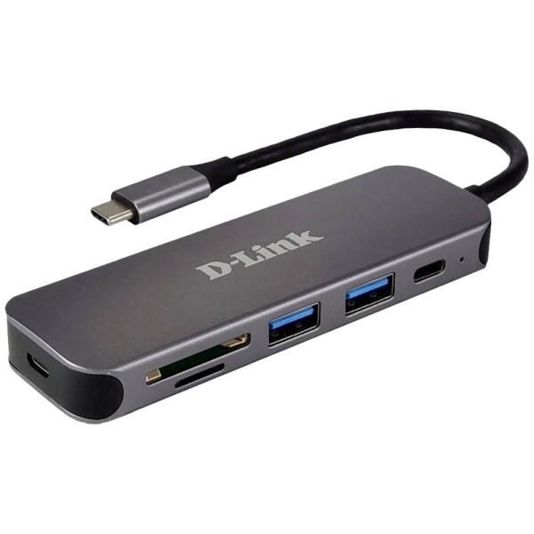 D-Link DUB-2325/E 5 portů USB-C® (USB 3.1) MultiPort húb antracitová; DUB-2325/E