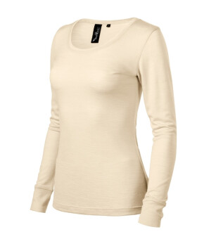 Dámske tričko Merino Rise LS almond M