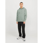 Jack&Jones pánska mikina JJESTAR BASIC SWEAT HOOD NOOS 12208157 ICEBERG GREEN M
