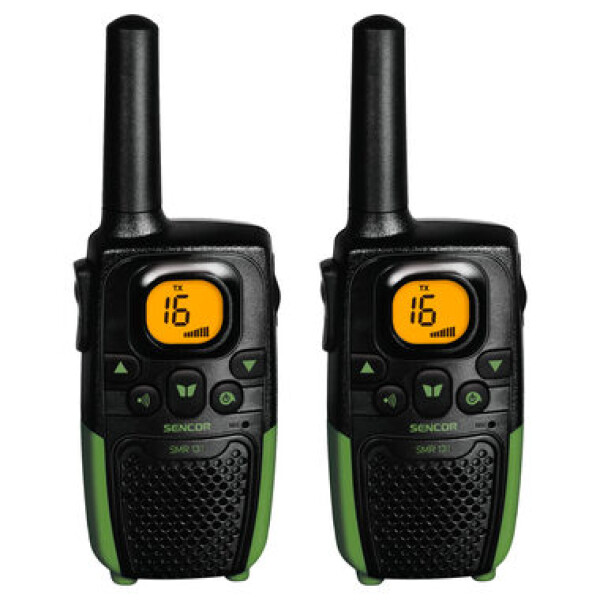 Sencor SMR 131 Twin / 2x vysielačka / LCD / dosah 7km / 16 kanálov (8590669303588)