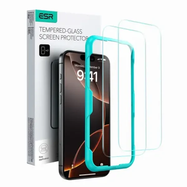 ESR Tempered Glass 2-pack transparentný / Tvrdené sklo / iPhone 16