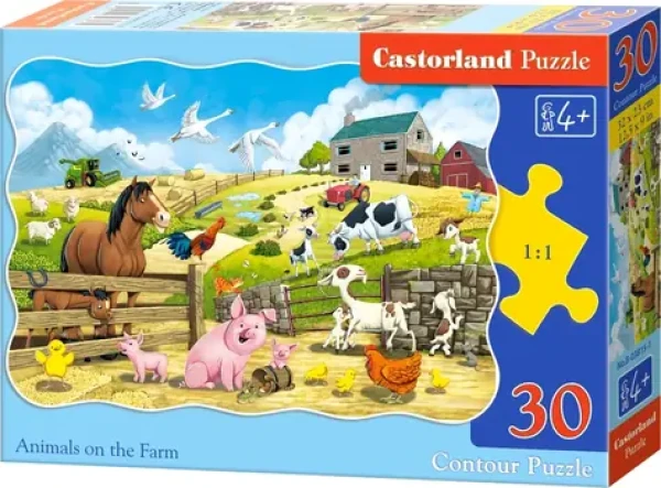 Castorland 03815 Puzzle Zvieratká na farme