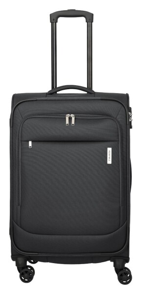 Stredný textilný kufor Travelite Priego M Anthracite