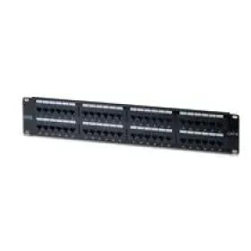 DIGITUS Patch panel, CAT6 19, 48xRJ45, čierny