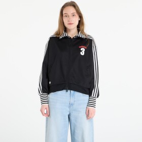 Mikina adidas Vintage Bb Tt Striped Rib Track Top Black M