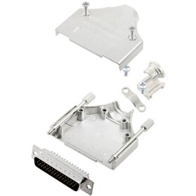 TRU COMPONENTS TCMHDM25HDP44K 7709632 sada D-SUB kolíkové lišty 180 ° Pólov: 44 spájkovaný 1 ks; 7709632