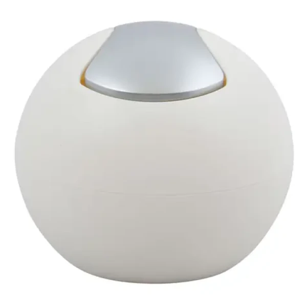 Spirella BOWL MATT mini výklopný odpadkový kôš 1 L matný biely / plast (7610583203700)
