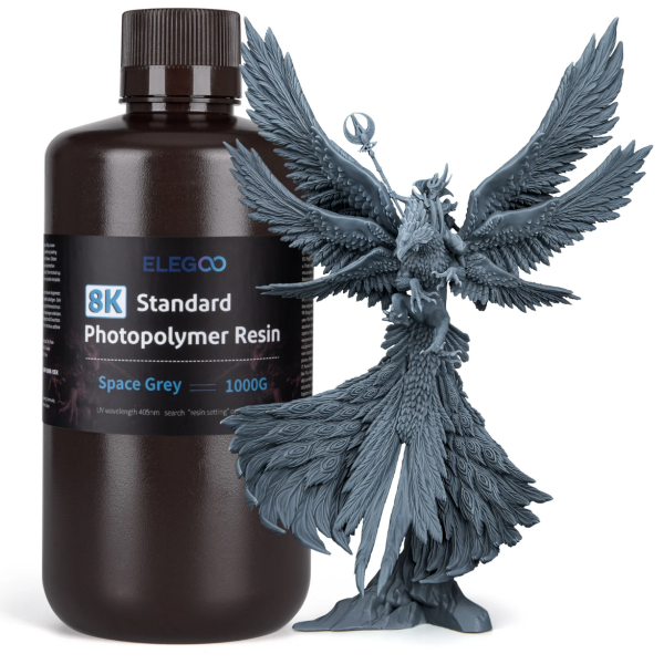 ELEGOO 8K Standard Resin sivý 1 kg