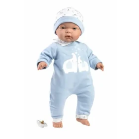 Llorens 13847 JOEL - realistická bábika bábätko s mäkkým látkovým telom - 38 cm