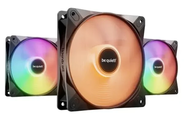 Be quiet! Light Wings LX ARGB PWM 3ks čierna / 120mm / Rifle Bearing / 25.5 dB @ 1600 RPM / 51.5 CFM / 4-pin PMW + 3-pin (BL121)