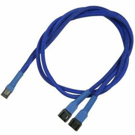 Nanoxia predlžovací Y kábel 3-pin Molex 60cm modrá / 9-2-003 (NX3PY60B)