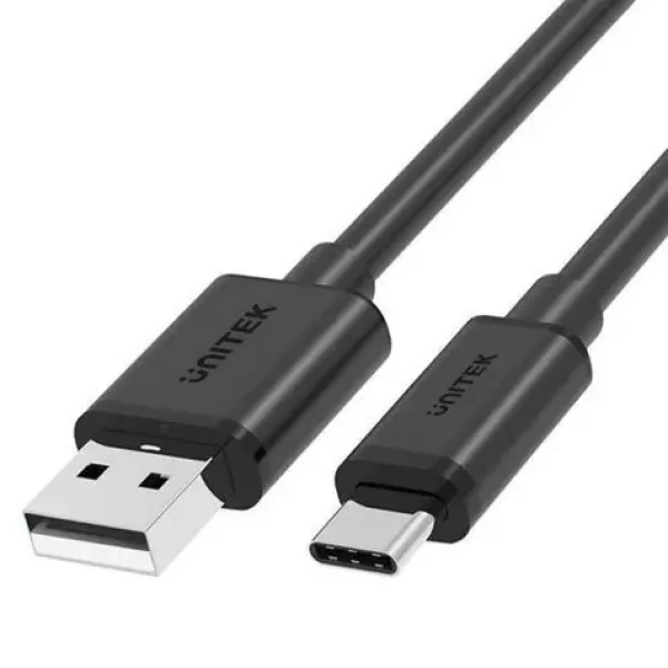 Unitek USB-A - USB-C čierna / Kábel USB-C / USB 2.0 / 1,5 m (C14067BK)