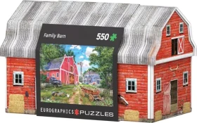 EUROGRAPHICS Puzzle v plechovej krabičke Rodinný statok