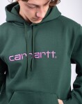 Carhartt WIP Hooded Carhartt Sweat Sycamore Tree/Phlox L