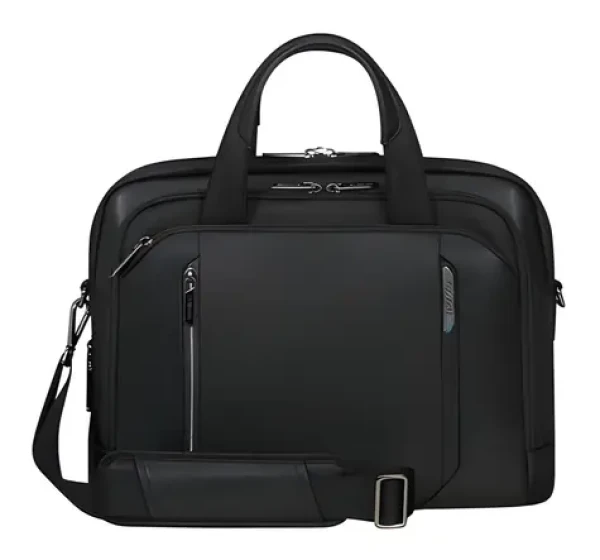 Samsonite SPECTROLITE 4.0 Briefcase 15.6" SLIM čierna / Taška na notebook / recyklovaný PET / vodeodolná (158112-1041)