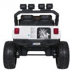 Mamido Elektrické autíčko Extreme Sport 4x4 s premenlivou veľkosťou bielej