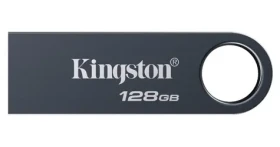 Kingston DataTraveler SE9 G3 128GB čierna / Flash disk / USB 3.2 Gen 1 / čítanie 220 MB/s / zápis 100 MB/s (KE-U2X128-1AC)