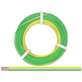 Donau Elektronik 325-354-50 opletenie / lanko 3 x 0.25 mm² + 3 x 0.25 mm² žltá, biela, zelená 50 m; 325-354-50