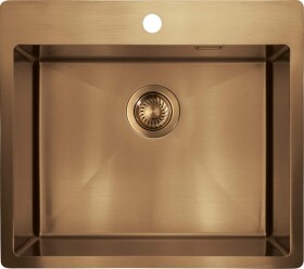 DEANTE DEANTE - Olfato Precious hnedý oceľový drez, 1-bowl ZPO_C10B