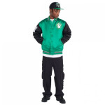 Mitchell & Ness NBA Boston Celtics Primetime Heavyweight Satin Jacket Vintage Celtics Logo M JK8453-BCEKYGN Pánske M