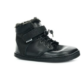 Pegres BF40 0.1 čierne zimné barefoot topánky 26 EUR