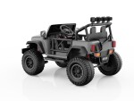 Mamido Mamido Elektrické autíčko Buggy BIG FOOT 4x4 sivé 24V | 800W | 60 kg | EVA | LED | 2,4 Ghz | ECO koža