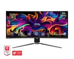 34.18" MSI MAG 341CQPDE QD-OLED čierna / UWQHD / QD-OLED / 21:9 / 0.03ms / 1500000:1 / 1000cd-m2 / HDMI+DP+USB-A+USB-B+US (9S6-3DD04T-004)