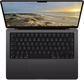 Apple APPLE MacBook Pro Z1FG 35,97cm 14,2Zoll StD M4 Max 16C CPU/40C GPU/16C N.E. 48GB 1TB SSD 96W USB-C DE Schwarz
