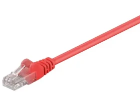 Goobay 68349 U/UTP Cat5e 10m červený / Patch kábel / RJ45-RJ45 (68349)