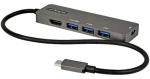 StarTech USB-C Multiport adaptér / Adaptér / USB-C na HDMI / 3x USB-A 3.0 / LAN / 0,3 m (DKT30CHPD3)