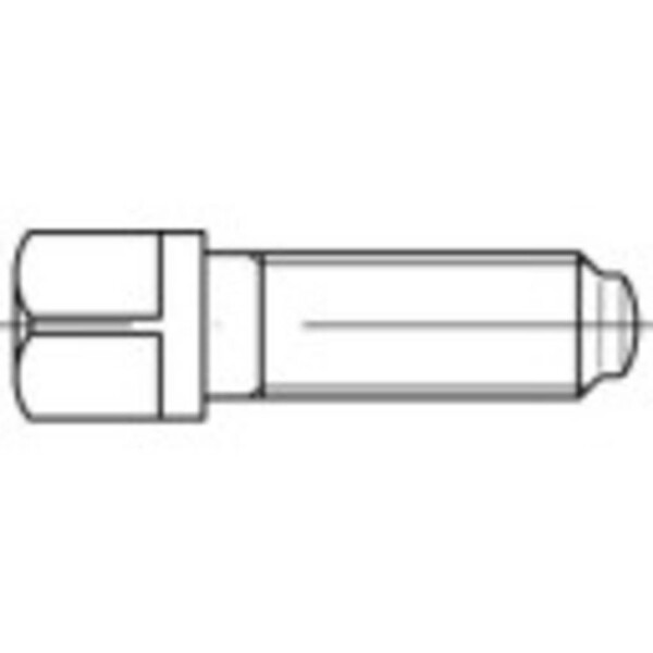 TOOLCRAFT 107978 štvorhranné skrutky M16 50 mm štvorhran DIN 480 ocel 10 ks; 107978