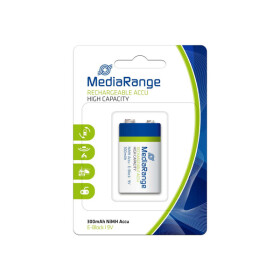 MediaRange High capacity nabíjacia batéria E-Block 6HR61/HR22 / 9V (MRBAT124)