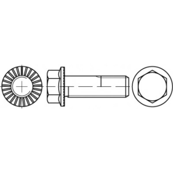 TOOLCRAFT TO-5444502 šesťhranná skrutka M8 45 mm vonkajší šesťhran 88913 200 ks; TO-5444502