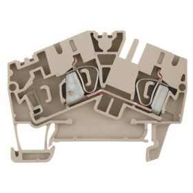Weidmüller 1770370000-100 radová svorka priechodky pružinová svorka tmavo béžová 100 ks; 1770370000-100