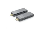 Digitus HDMI Extender Set šedá / Rozširovač HDMI / Bezdrôtový / 4K/60Hz / 150 m (DS-55359)