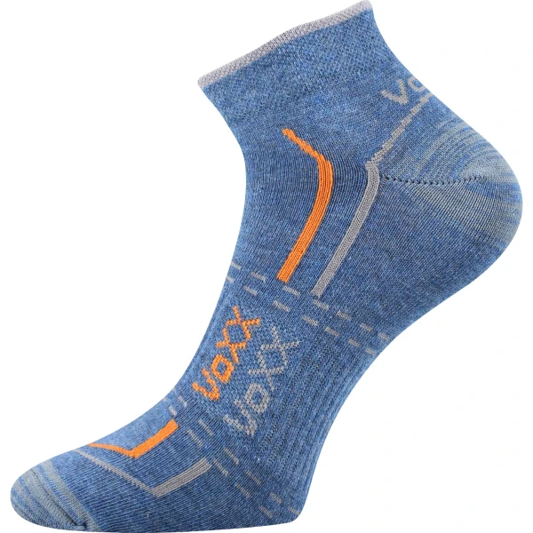 VOXX ponožky Rex 11 jeans melé 3 páry 35-38 113574