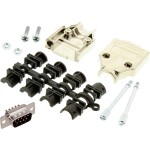 MH Connectors MHDTPK9-DM9P-K sada D-SUB kolíkové lišty 180 ° Pólov: 9 spájkovaný 1 ks; MHDTPK9-DM9P-K