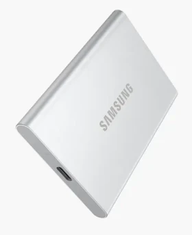 Samsung T7 Resurrected 4TB strieborná / Externý SSD / R: 1050 MB/s W: 1000 MB/s / USB-C / AES 256-bit / 3y (MU-PD4T0G/WW)