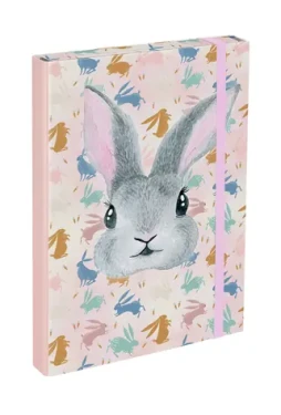 BAAGL Dosky na školské zošity A4 Bunny / 23x32x3 cm (A-34173)