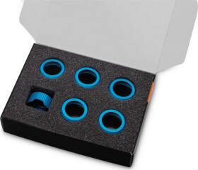 EK Water Blocks EK Water Blocks EK-Quantum Torque Compression Ring, 6er-Pack, HDC 16 - blau