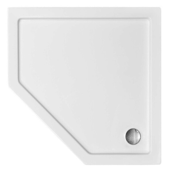BESCO - Päťuholníková sprchová vanička BERGO - Rozmer C - 6 cm VANKBERG90