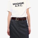 Tričko A.P.C. Madame T-Shirt UNISEX White XL