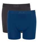 SLG BASE - Pánske ultra mäkké šortky z organickej bavlny (2 ks) Sloggi BLACK COMBINATION XL