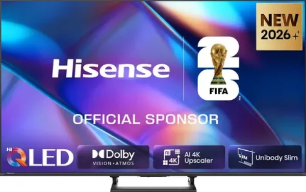 50" Hisense 50A7DS čierna / Televízia / QLED / UHD 4K / Wi-Fi / BT / LAN / 20W repro (20019155)