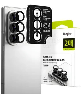 Ringke Camera Frame Protector čierna / Ochranné sklo objektívu / Samsung Galaxy Z Fold7 a Fold8 Ultra / 2 ks